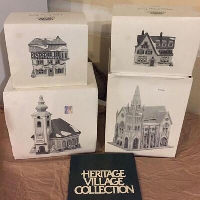 25% OFF LISTED PRICE! Christmas Heritage Village Collection "Alpine Village Series" and "Christmas in the City"