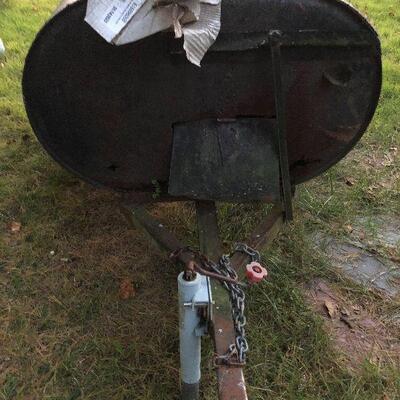 145: Vintage Tow-Behind BBQ Trailer