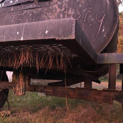 145: Vintage Tow-Behind BBQ Trailer