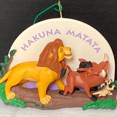 Lot #184 Hallmark Keepsake Ornaments The Lion King