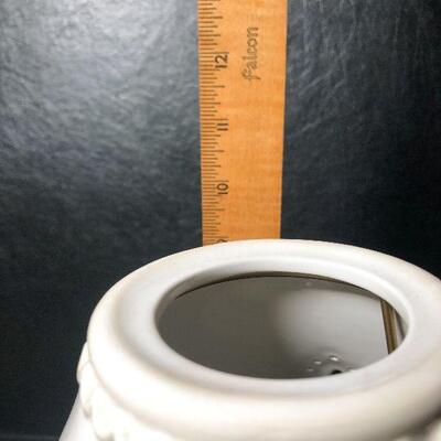 2: Vintage Princess House & Lenox Winter White Decor Lot