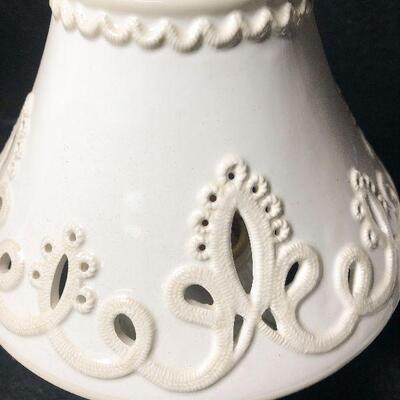 2: Vintage Princess House & Lenox Winter White Decor Lot