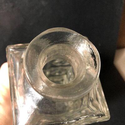 4: Vintage Lot of Clear Glass