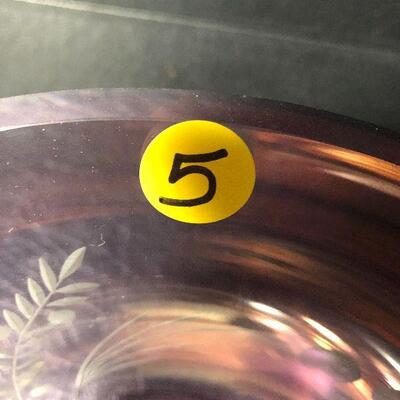 5: Vintage Amethyst Lenox Bowl