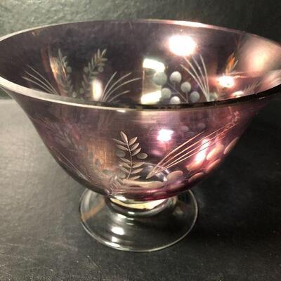 5: Vintage Amethyst Lenox Bowl