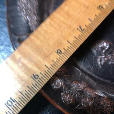 7: Vintage Pink Depression Glass with Floral Etching