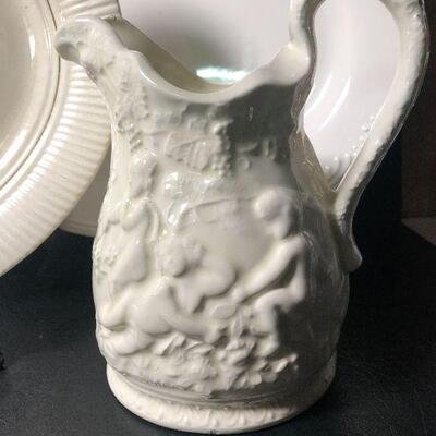 9: Vintage Three Platters and a Pitcher