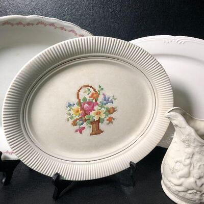 9: Vintage Three Platters and a Pitcher
