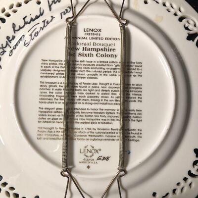 11: Vintage Lenox Collectors PLates