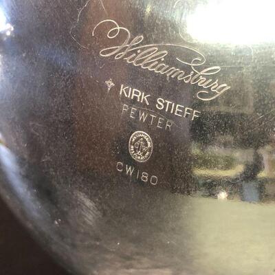 32: Vintage  Kirk Stieff Pewter Tea and Coffee Server