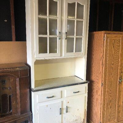 36: Vintage  Kitchen Cabinet