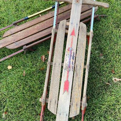 50: Vintage Two  Sleds