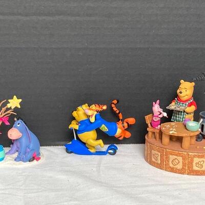 Lot #187 Hallmark Keepsake Ornaments Winnie The Pooh, Tigger and Eeyore