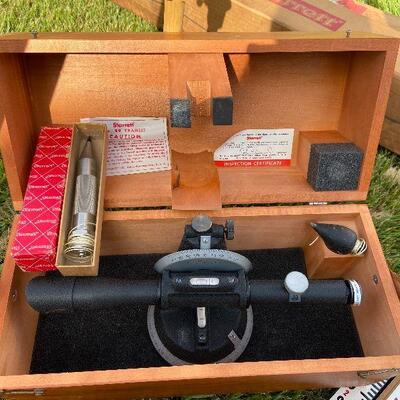 58: Vintage Starrett Surveying Equipment