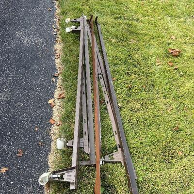 79: Vintage Lot of Metal Bedrails