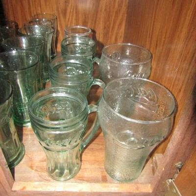 LOT 11  MANY COCA-COLA GLASSES