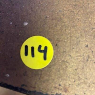 114: Vintage Metal Mechinist Tool Box