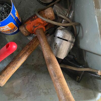 116: Vintage Box Lot of Workshop Tools and More