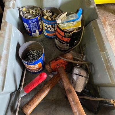 116: Vintage Box Lot of Workshop Tools and More