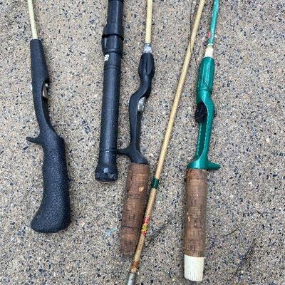 118: Vintage Four Fishing Rods