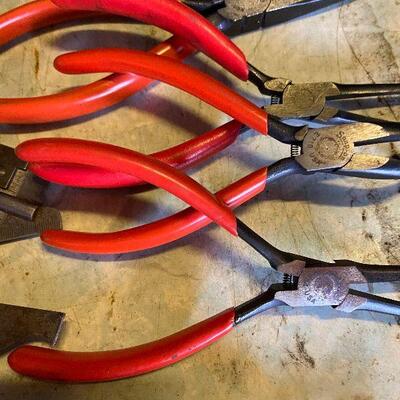 151: Vintage Lot of Snap-On Pliers