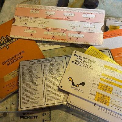 155: Vintage Lot of Slider Equation Cards