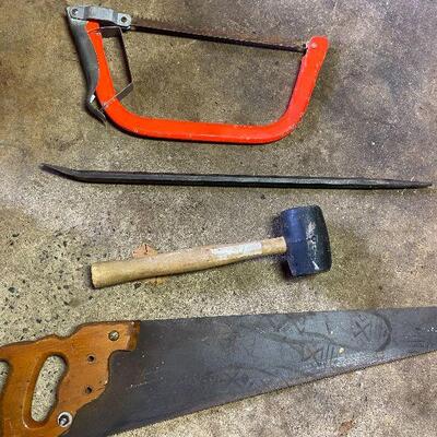 167: Vintage Lot of Saws and More
