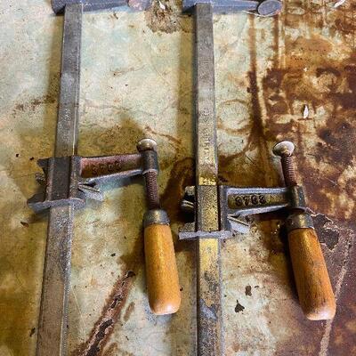 1166: Vintage Pair of  Craftsman Clamps