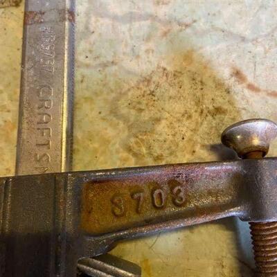 1166: Vintage Pair of  Craftsman Clamps