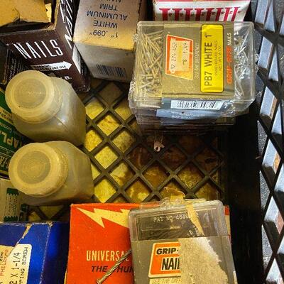 1168: Box Lot of Fasteners