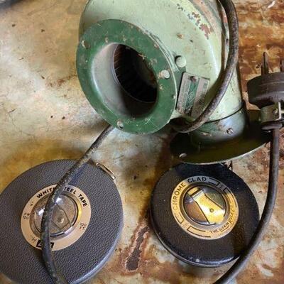 170: Vintage White Steel Tape and a Small Motor