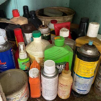 172: Vintage Lot of Workshop Chemicals