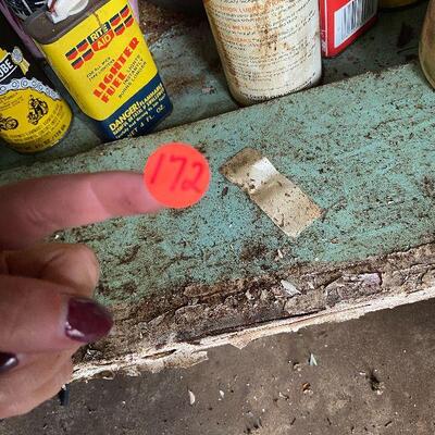 172: Vintage Lot of Workshop Chemicals