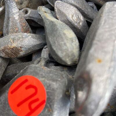 174: Vintage Lot of Lead Fishing Weights
