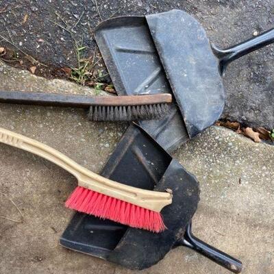 177: Vintage Broom and Dustpans