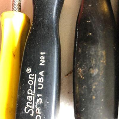 188: Vintage Collection of Snap-On Screwdrivers