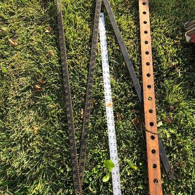 199: Vintage  Yard Sticks