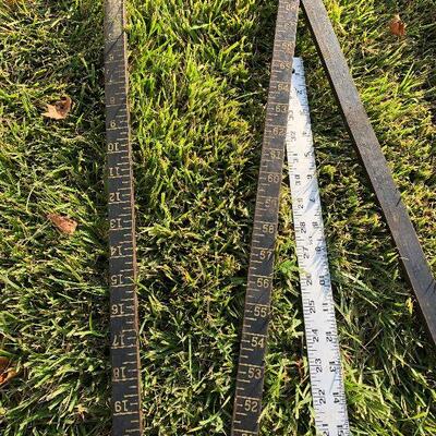 199: Vintage  Yard Sticks