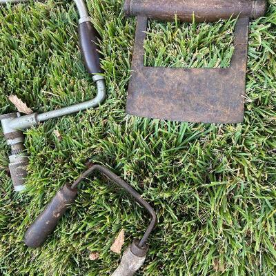 202: Vintage  Hand Planners and Yankee Hand Drill