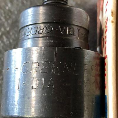 212: Vintage Green Lee Punch and Dies Lot