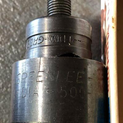 212: Vintage Green Lee Punch and Dies Lot