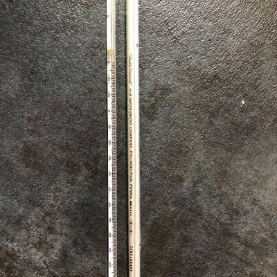 213: Vintage Two  Mercury Thermometers
