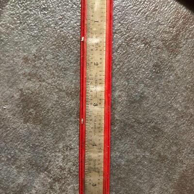 214: Vintage Starett Small Hole Gages and Ruler