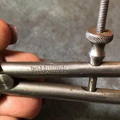 218: Vintage Starrett Gage, Ruler, Caliper