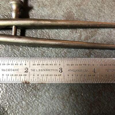 218: Vintage Starrett Gage, Ruler, Caliper