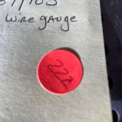 222: Vintage Starret Drill Wire Gage Charts