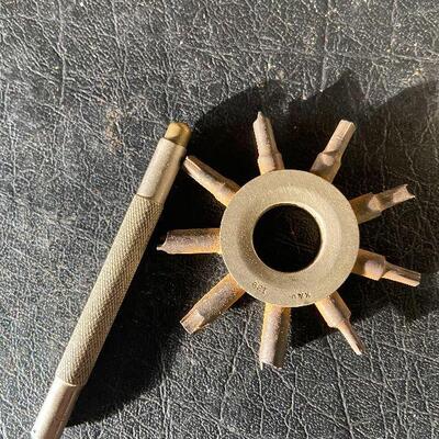 223: Vintage Watchmakers Sleeve Wrenches and Bench Keys