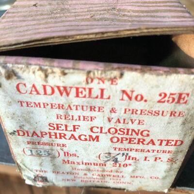 225: Vintage Caldwell #25 Extention Type Valve