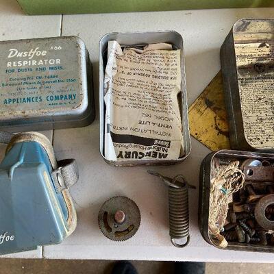 229: Vintage  Dustfoe Respirator Tins