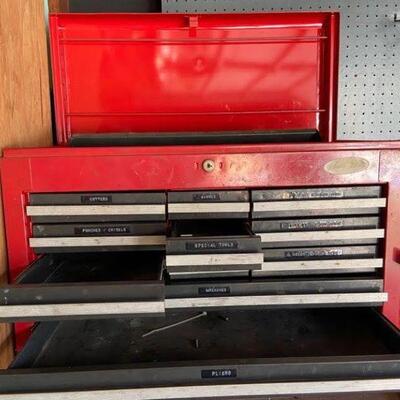 241: Vintage Craftsman 12 Drawer Tool Chest